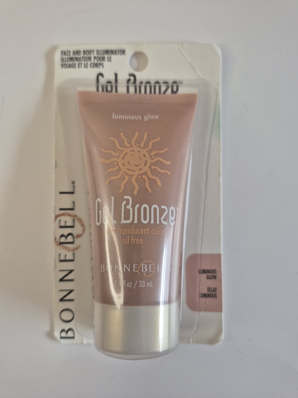 New Old Stock Bonne Bell Gel Bronzer - Luminous Glow (Peachy Pink) Discontinued